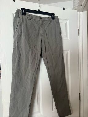 Men's Gray Casual Chino Pants bearbottom 30”